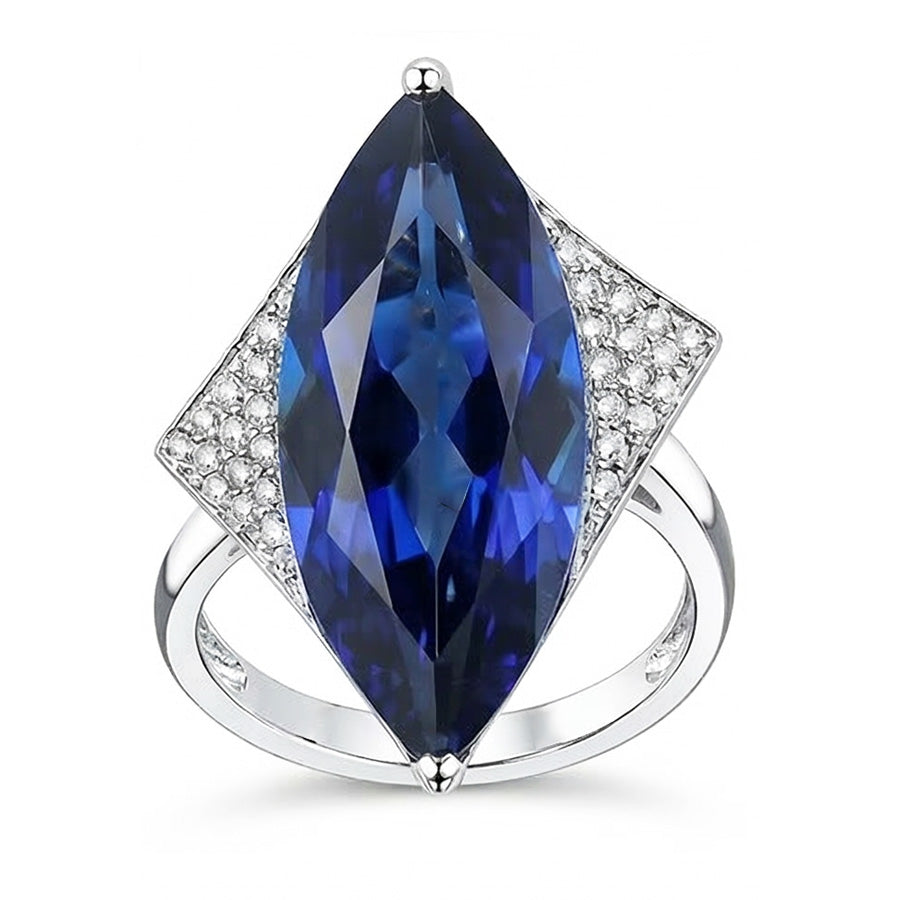 echter marquise diamant 5.50Karat ring Seitenansicht