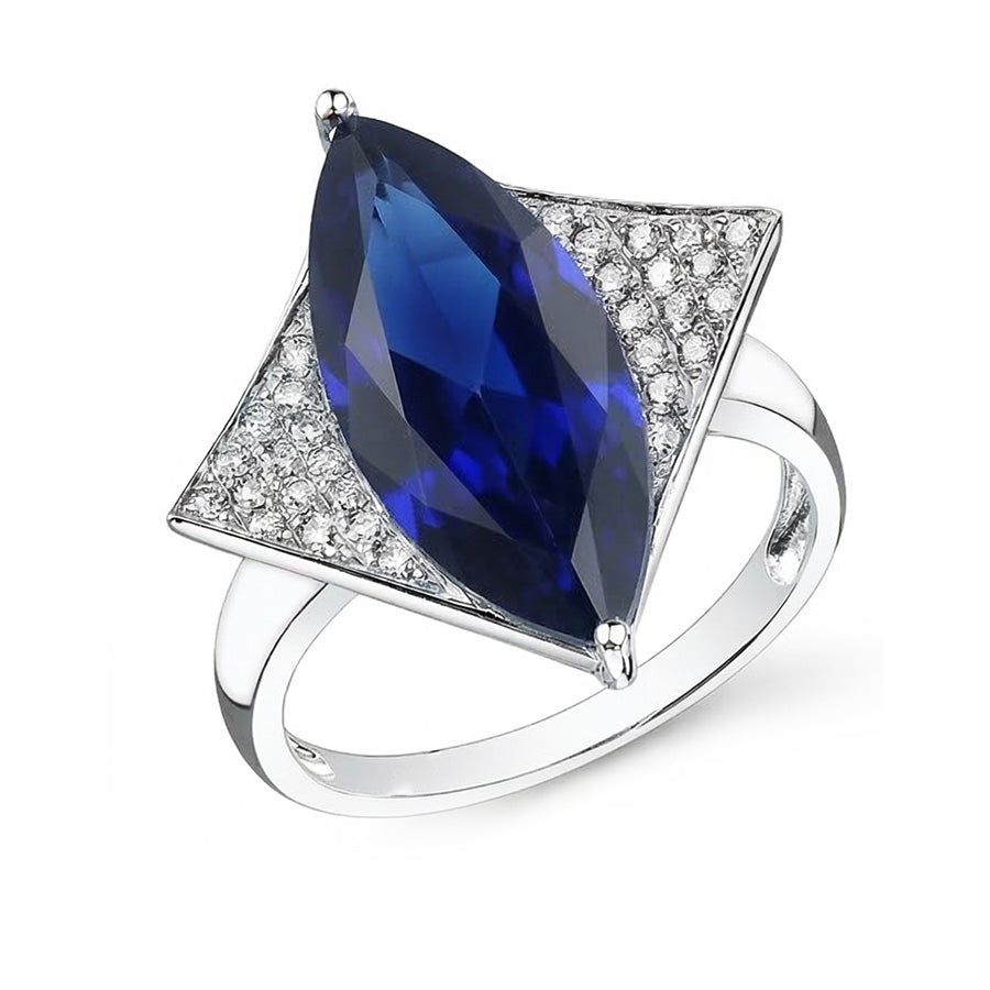 echter marquise diamant 5.50Karat ring Detailansicht
