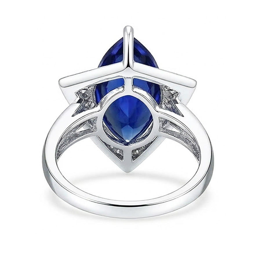 echter marquise diamant 5.50Karat ring Profilansicht