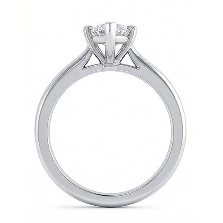 echter marquise diamant 1.50Karat ring Draufsicht