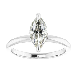 Brillant Einzelstein-Ring 1 Karat G/VS1 – 14 Karat Weißgold