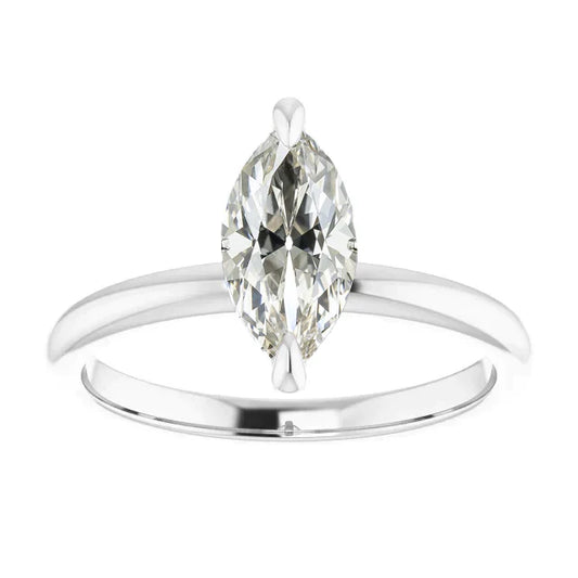Erdgewonnener Brillant Einzelstein-Ring – Hauptansicht