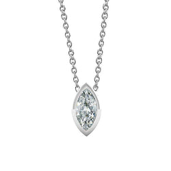 Authentischer Diamant Hänge-Anhänger 1,50 Karat – 14K Weißgold