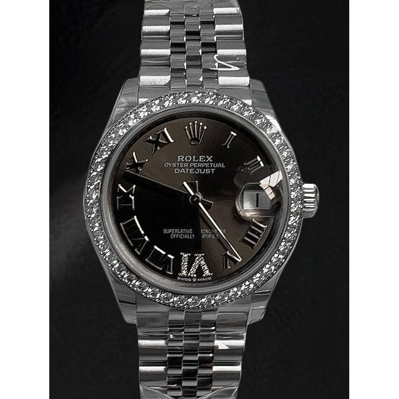 Edler Diamant Rolex in Massives Platin – Hauptansicht