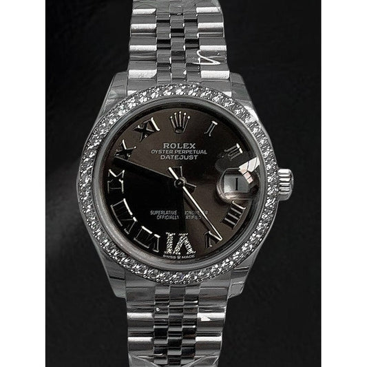 Edler Diamant Rolex in Massives Platin – Hauptansicht
