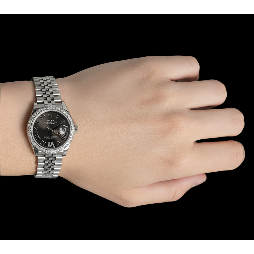 Handgemachter Edler Diamant Rolex Karat – Profilansicht