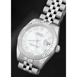 Erdgewonnener Schmuckstein Rolex – Sterling Silver White Gold