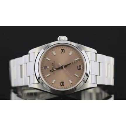 Mittelgroße Rolexdatejust-Uhr