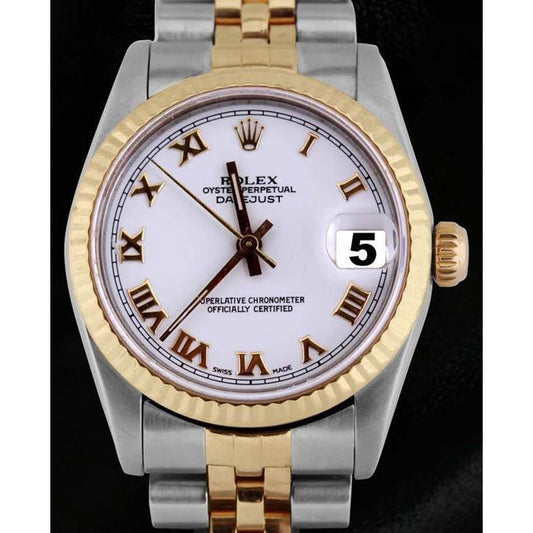weiße Jubilee-Uhr Rolex