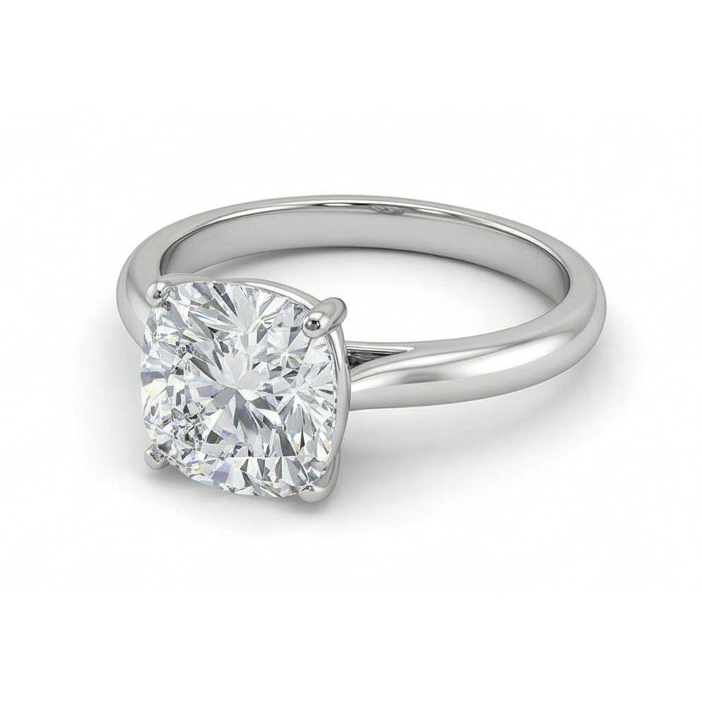 Moderner 3ct-Kissen Natürliche diamant ring