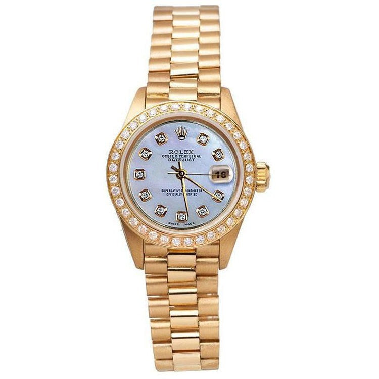 Mop Diamant Zifferblatt Rolex