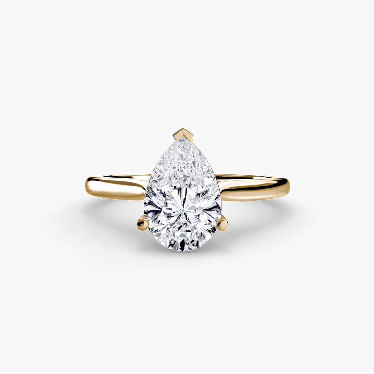 Handgemachter Diamant Setting Karat – Draufsicht