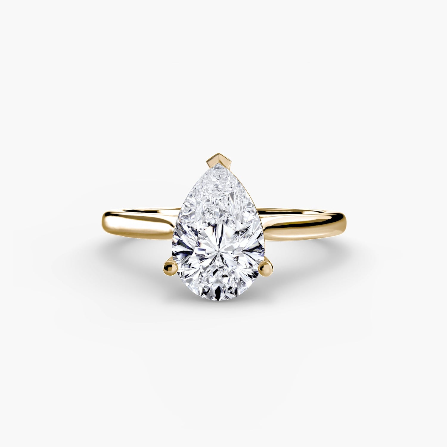 Handgemachter Diamant Setting Karat – Draufsicht