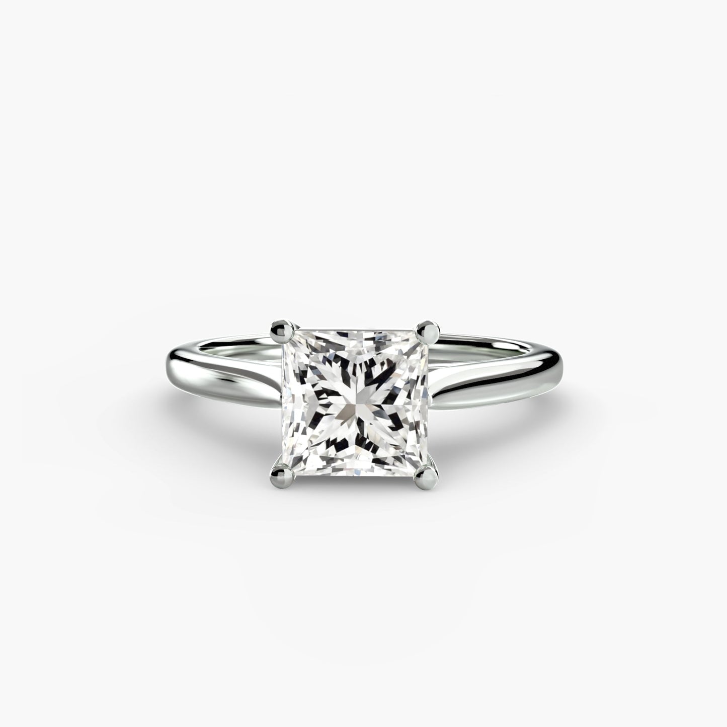 Diamant Setting -Karat Gold – Seitenansicht