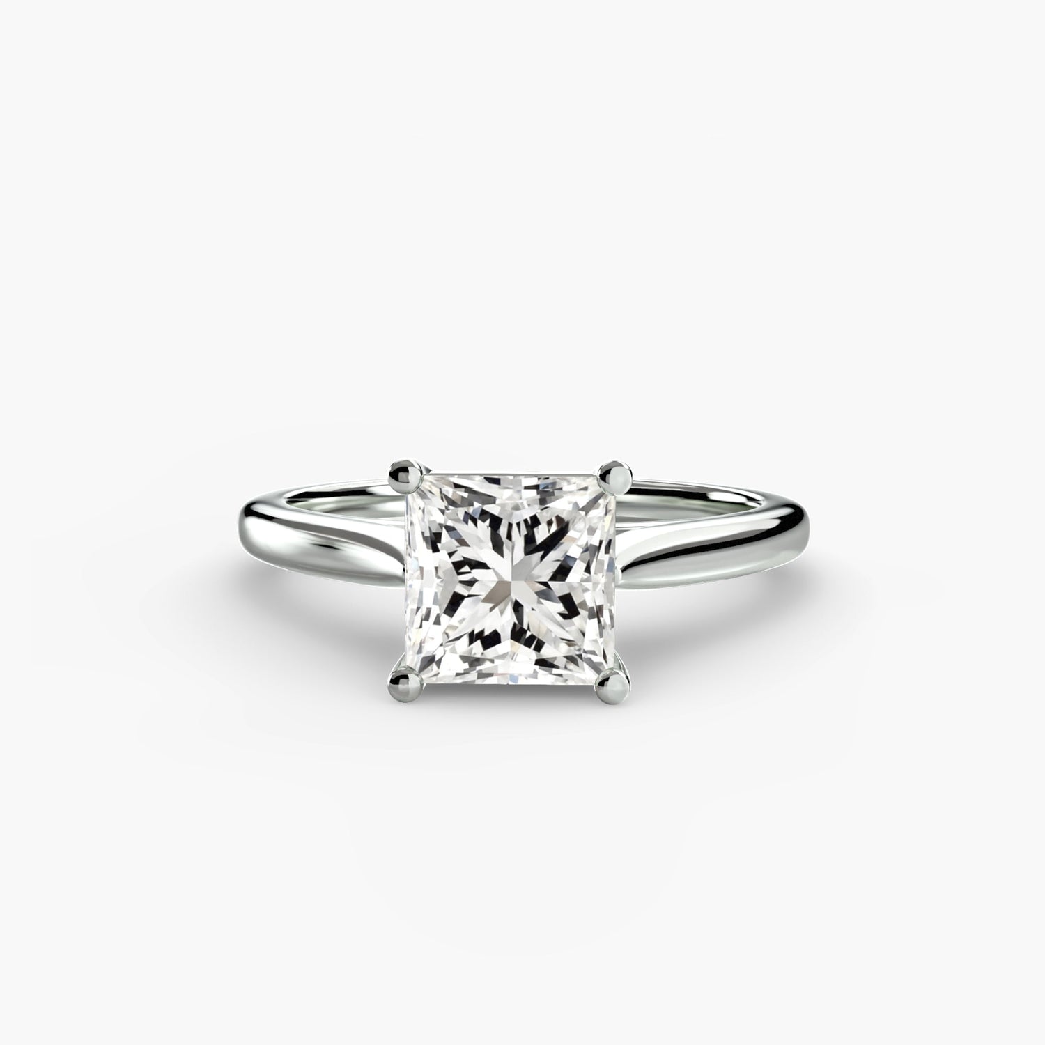 Diamant Setting -Karat Gold – Seitenansicht