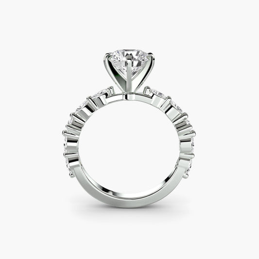 Handgefertigter Setting Karat – Frontansicht