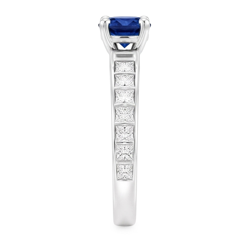 2 Carat echter Ceylon-Saphir-Damenring