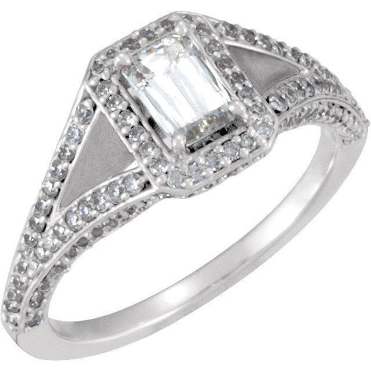 1 Karat Smaragd-Diamantring