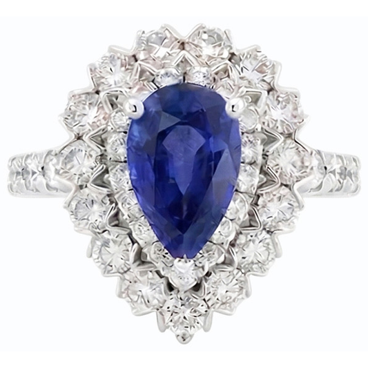 echter round diamant 4.50Karat ring Seitenansicht