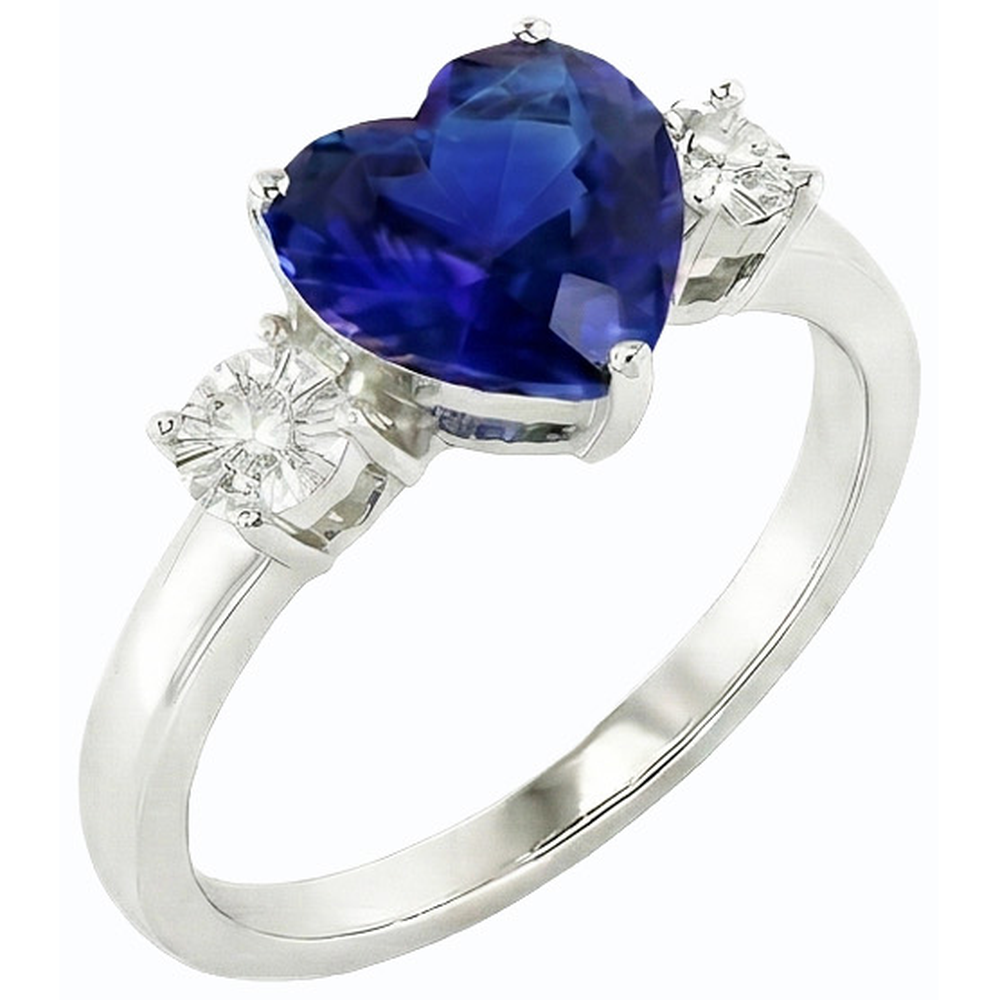 echter round diamant 2.50Karat ring Vorderansicht