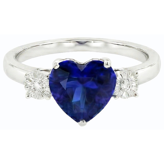 echter round diamant 2.50Karat ring Seitenansicht
