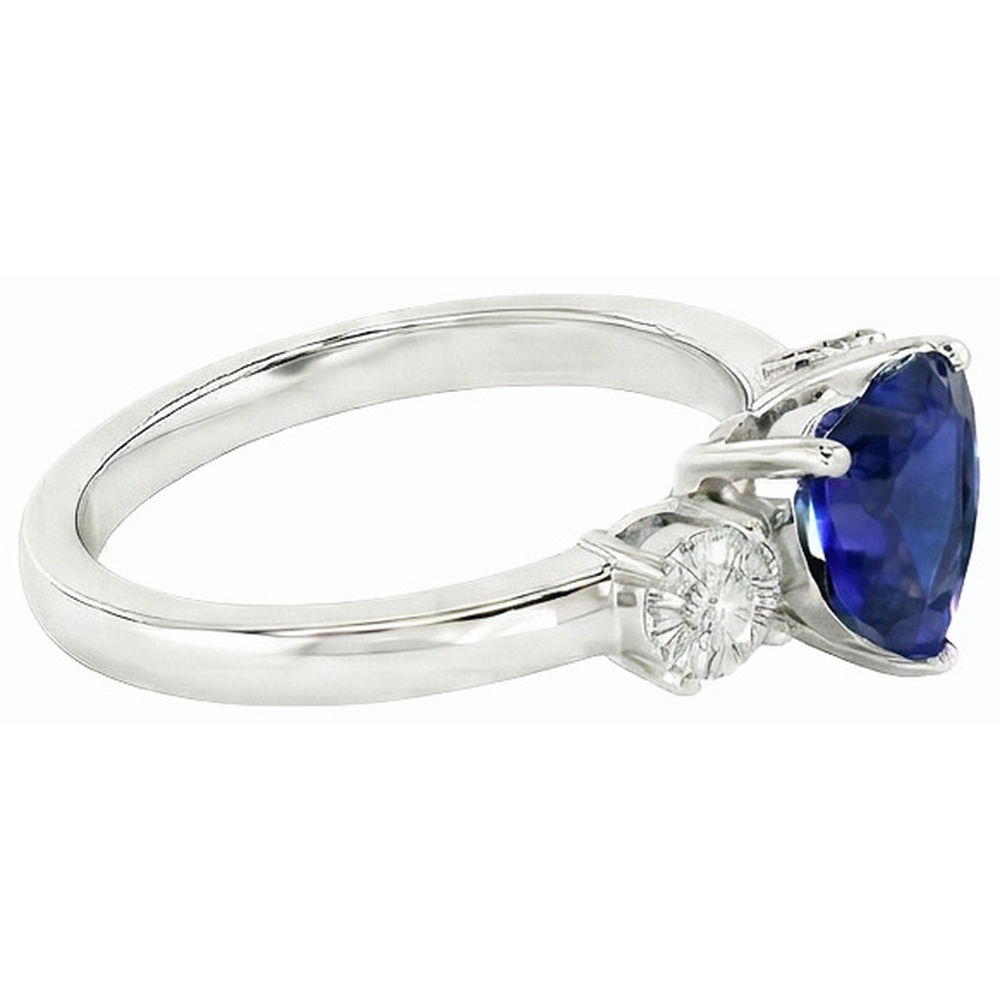echter round diamant 2.50Karat ring Detailansicht