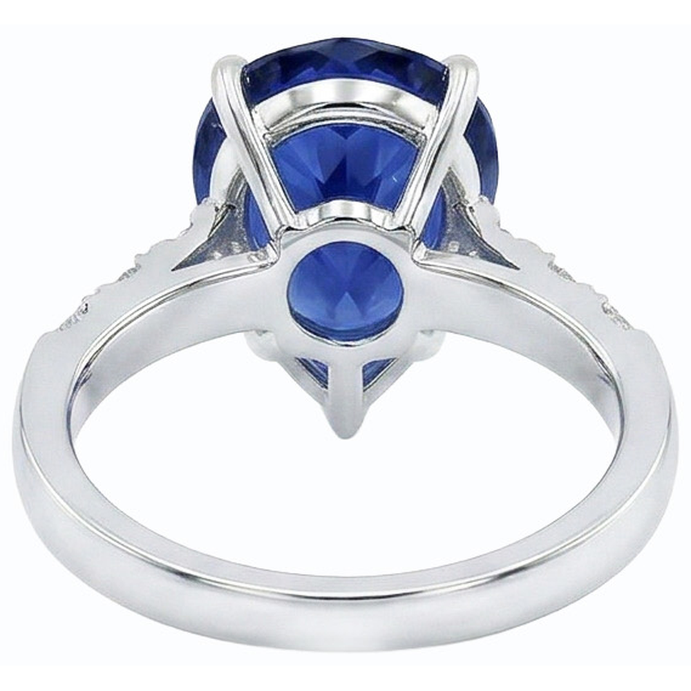 Natürlicher Diamant ( nicht im Labor gezüchtet ) Ehering Birne Sri Lanka Saphir Krappen Set 5 Karat
