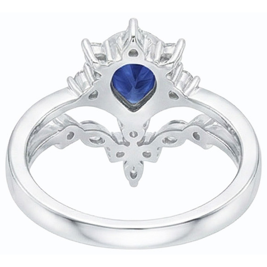 echter marquise diamant 3Karat ring Seitenansicht