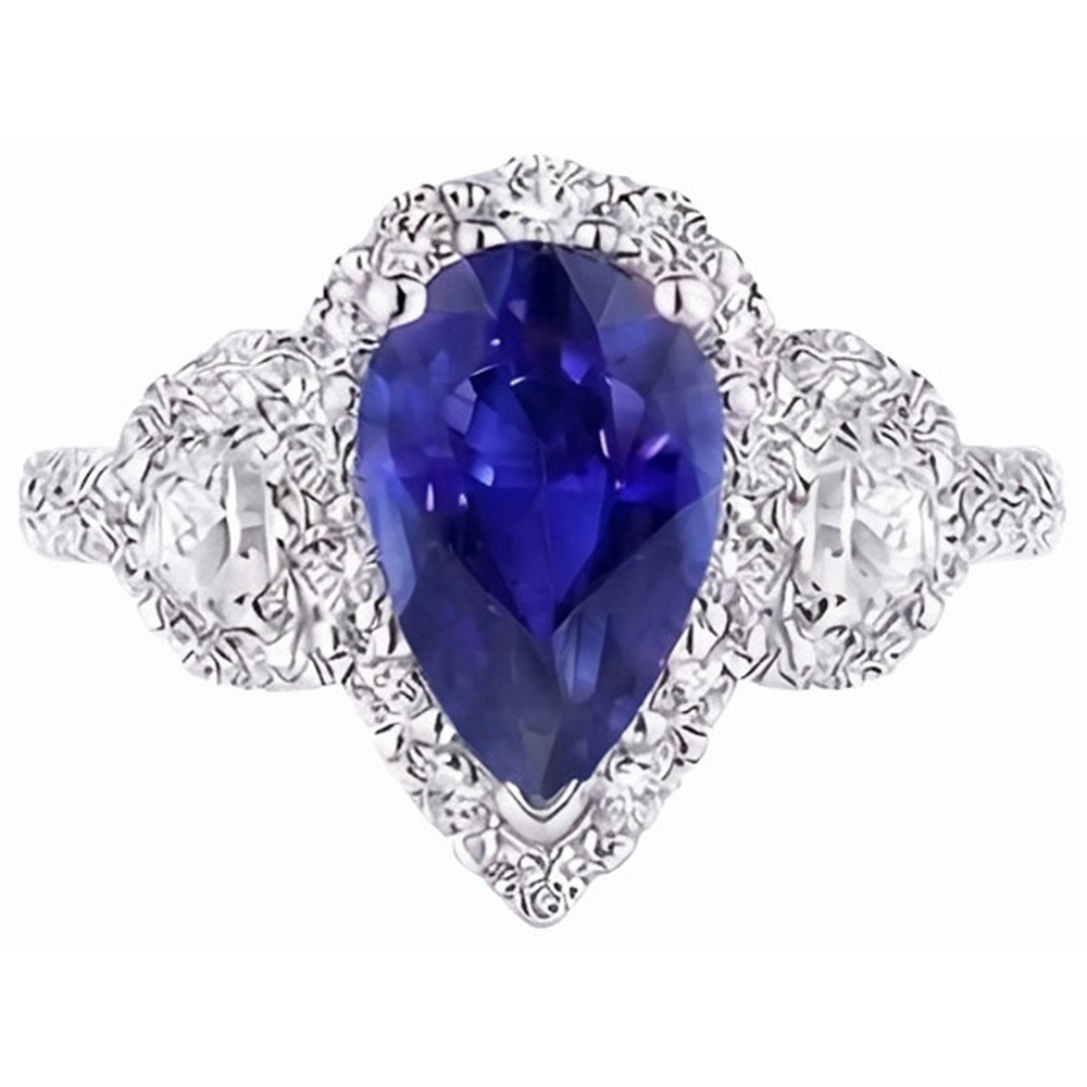 echter round diamant 4.50Karat ring Detailansicht