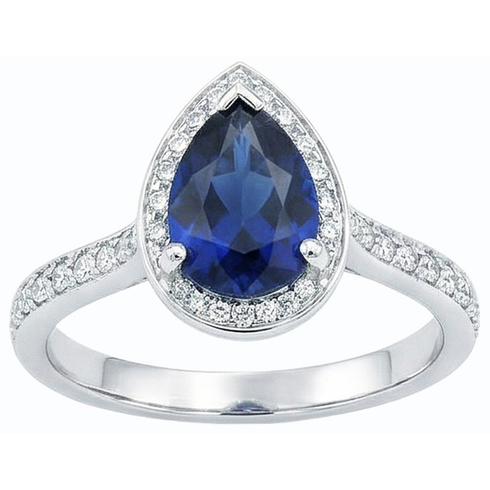 echter round diamant 4Karat ring Detailansicht