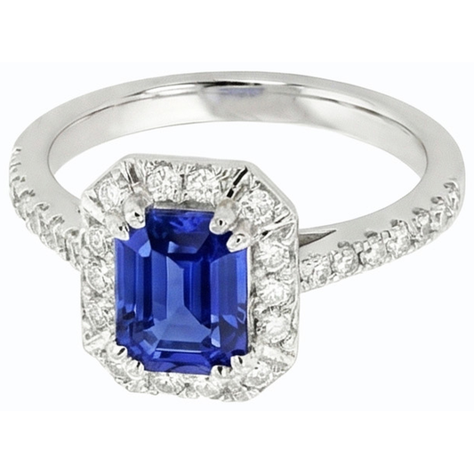 echter round diamant 3Karat ring Seitenansicht