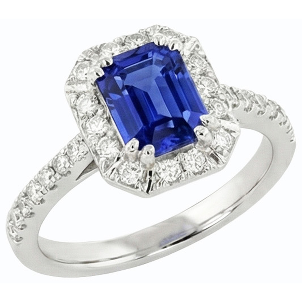 echter round diamant 3Karat ring Detailansicht