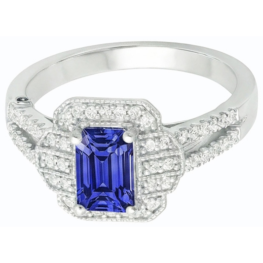 echter round diamant 4Karat ring Seitenansicht