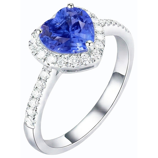 echter round diamant 3.50Karat ring Seitenansicht