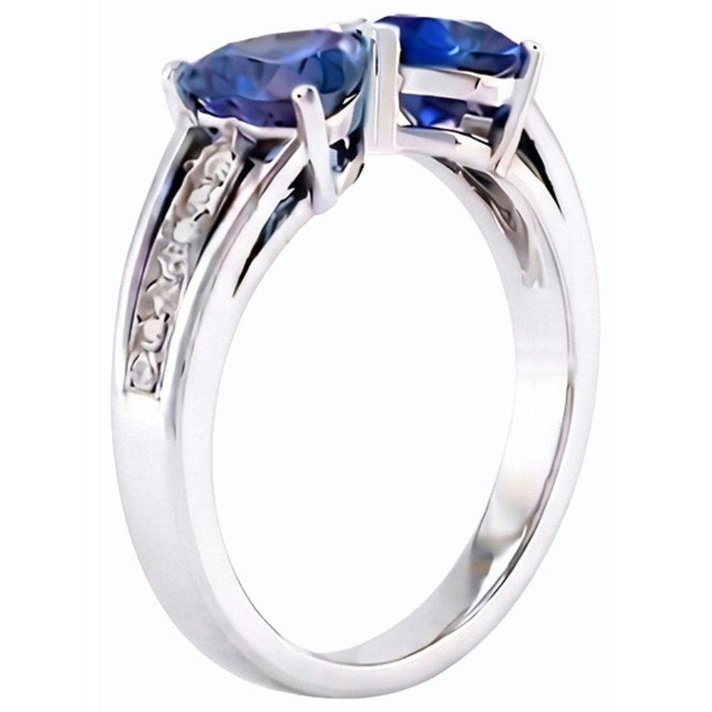 echter heart diamant 3.50Karat ring Detailansicht