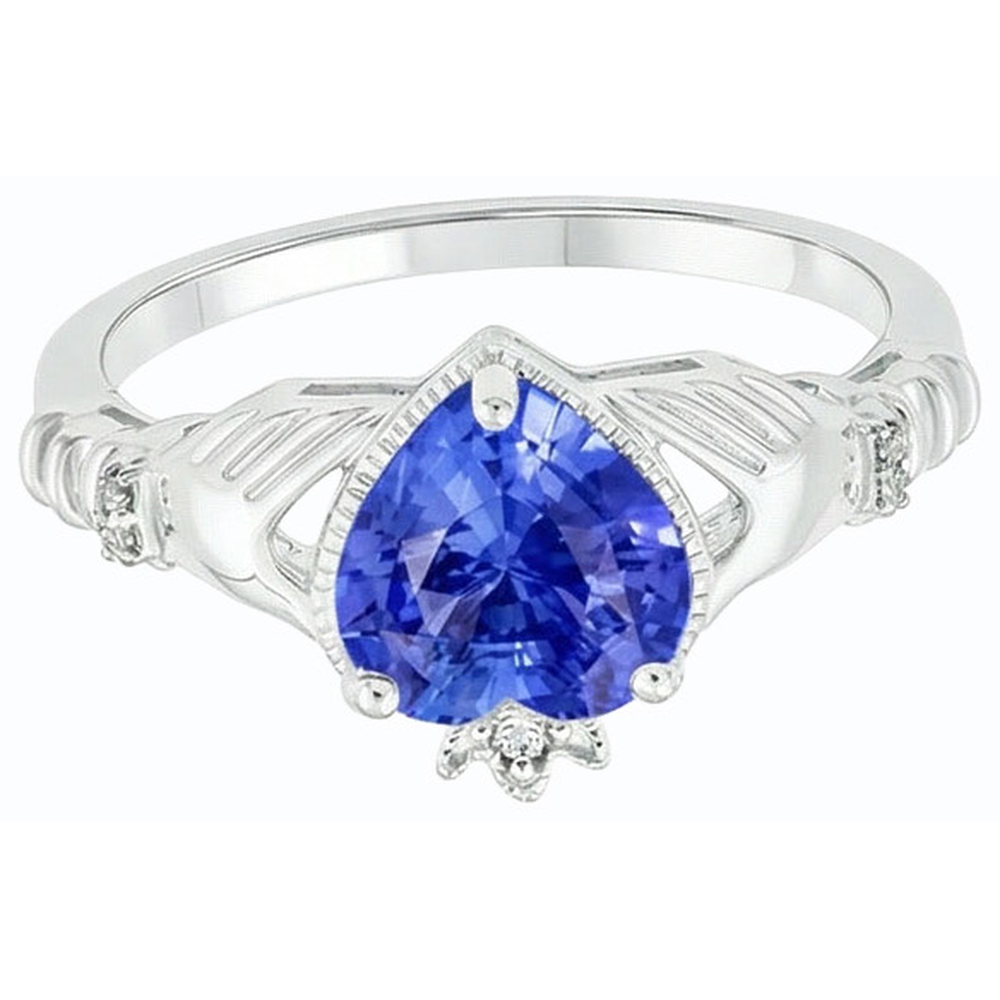 echter round diamant 2Karat ring Detailansicht