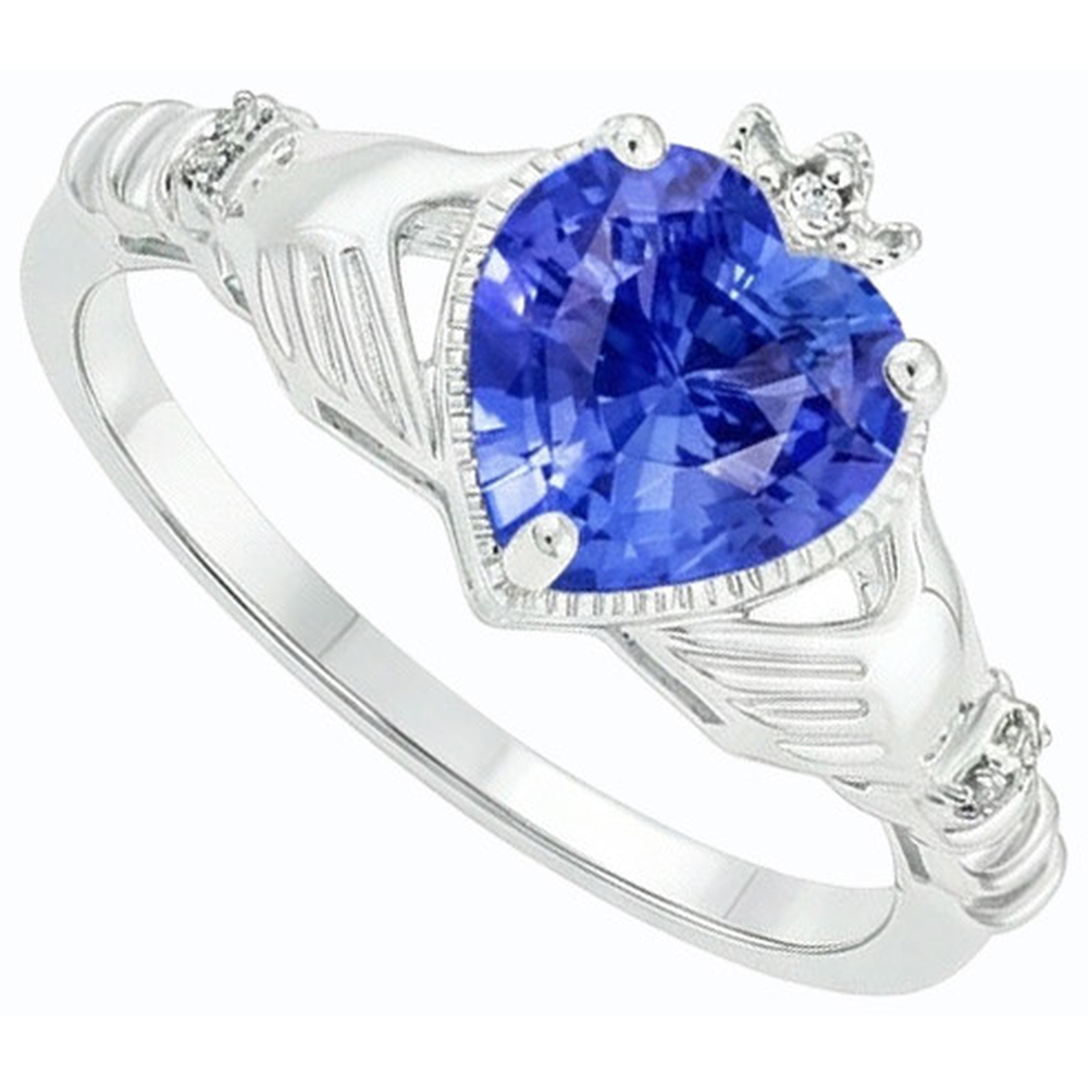 echter round diamant 2Karat ring Draufsicht