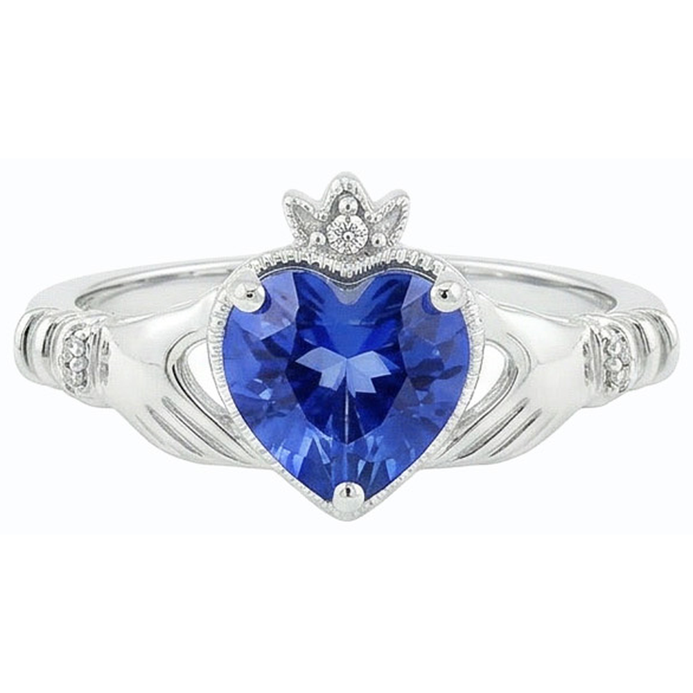echter round diamant 2Karat ring Seitenansicht