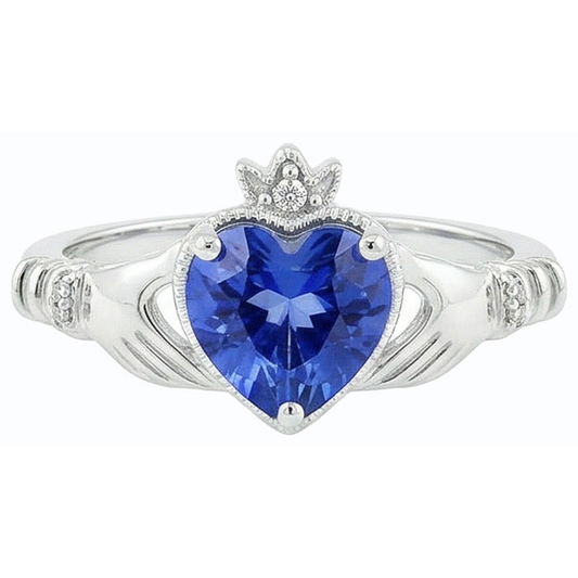 echter round diamant 2Karat ring Seitenansicht