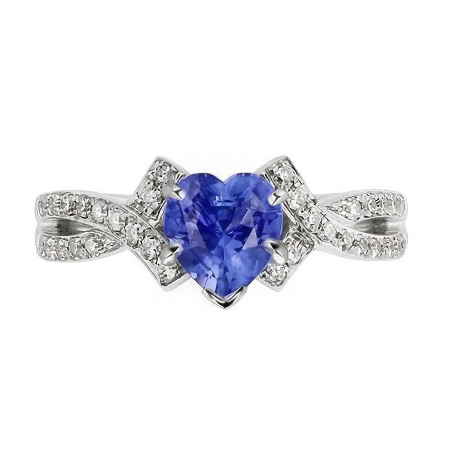 echter round diamant 2.50Karat ring Seitenansicht