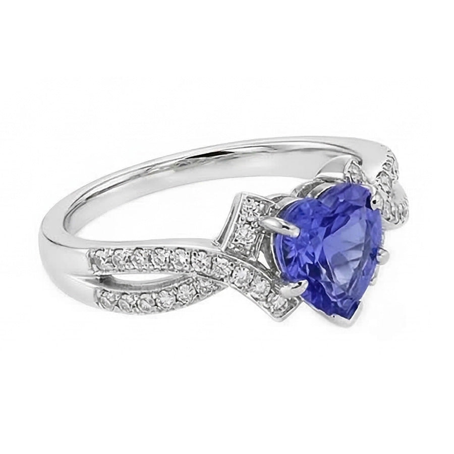 echter round diamant 2.50Karat ring Draufsicht