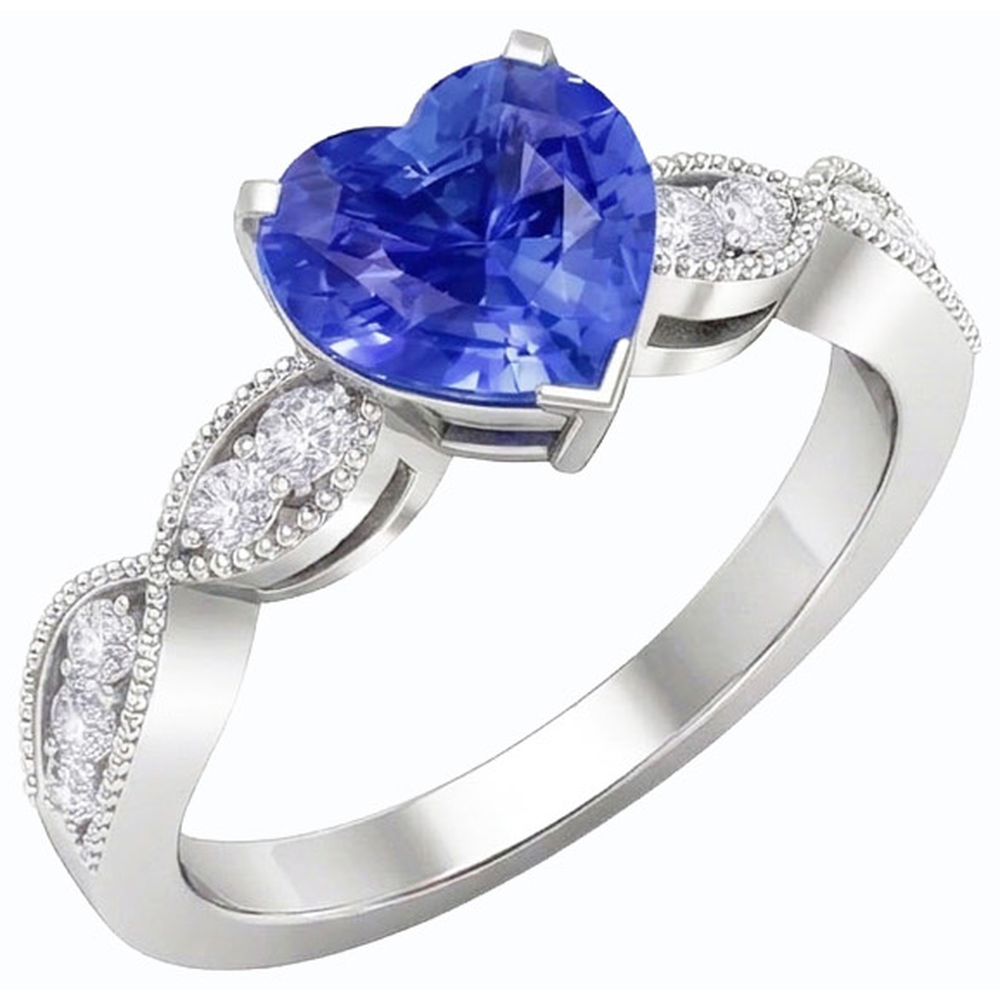 echter round diamant 3Karat ring Vorderansicht