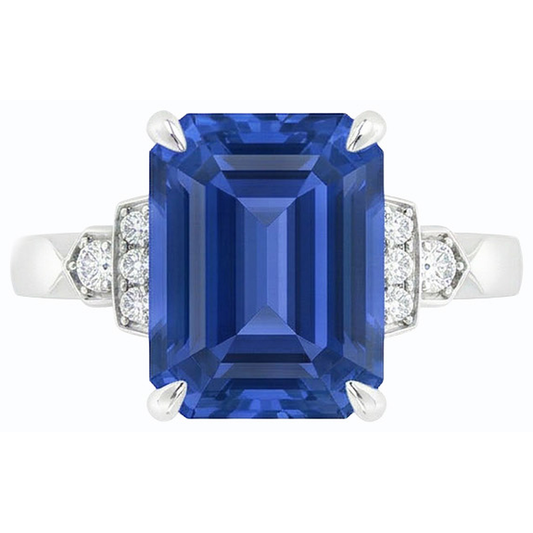 echter round diamant 3Karat ring Seitenansicht