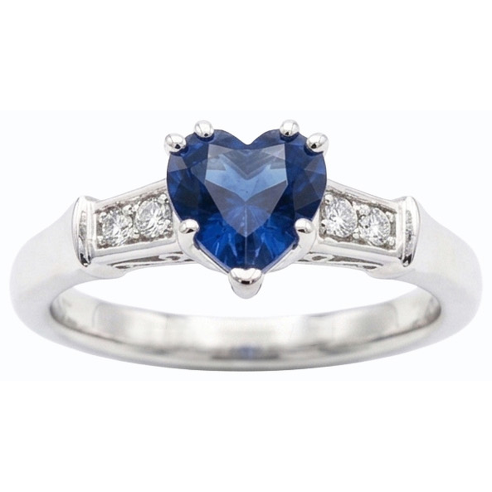 echter round diamant 1.75Karat ring Seitenansicht