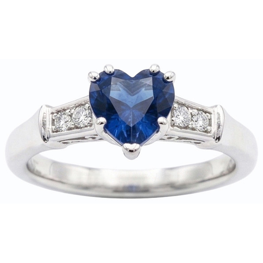 echter round diamant 1.75Karat ring Seitenansicht