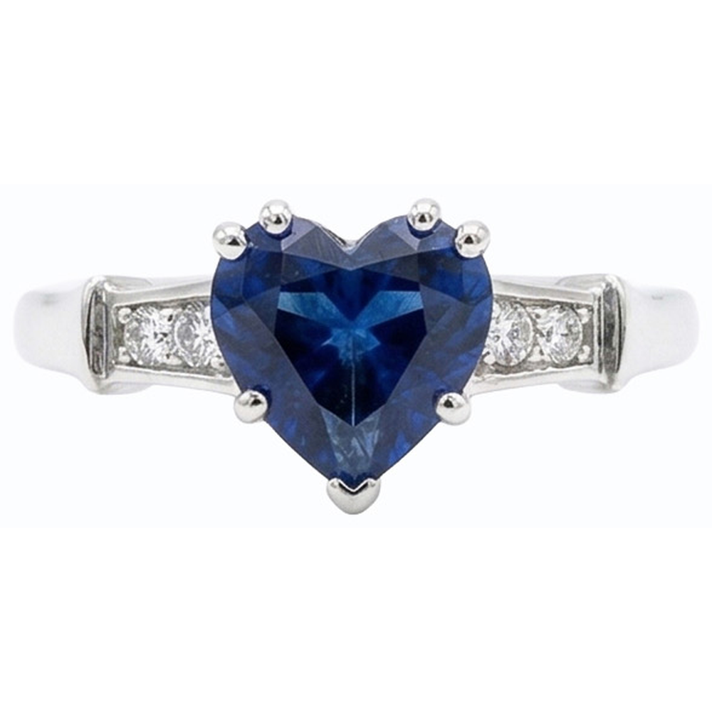 echter round diamant 1.75Karat ring Draufsicht