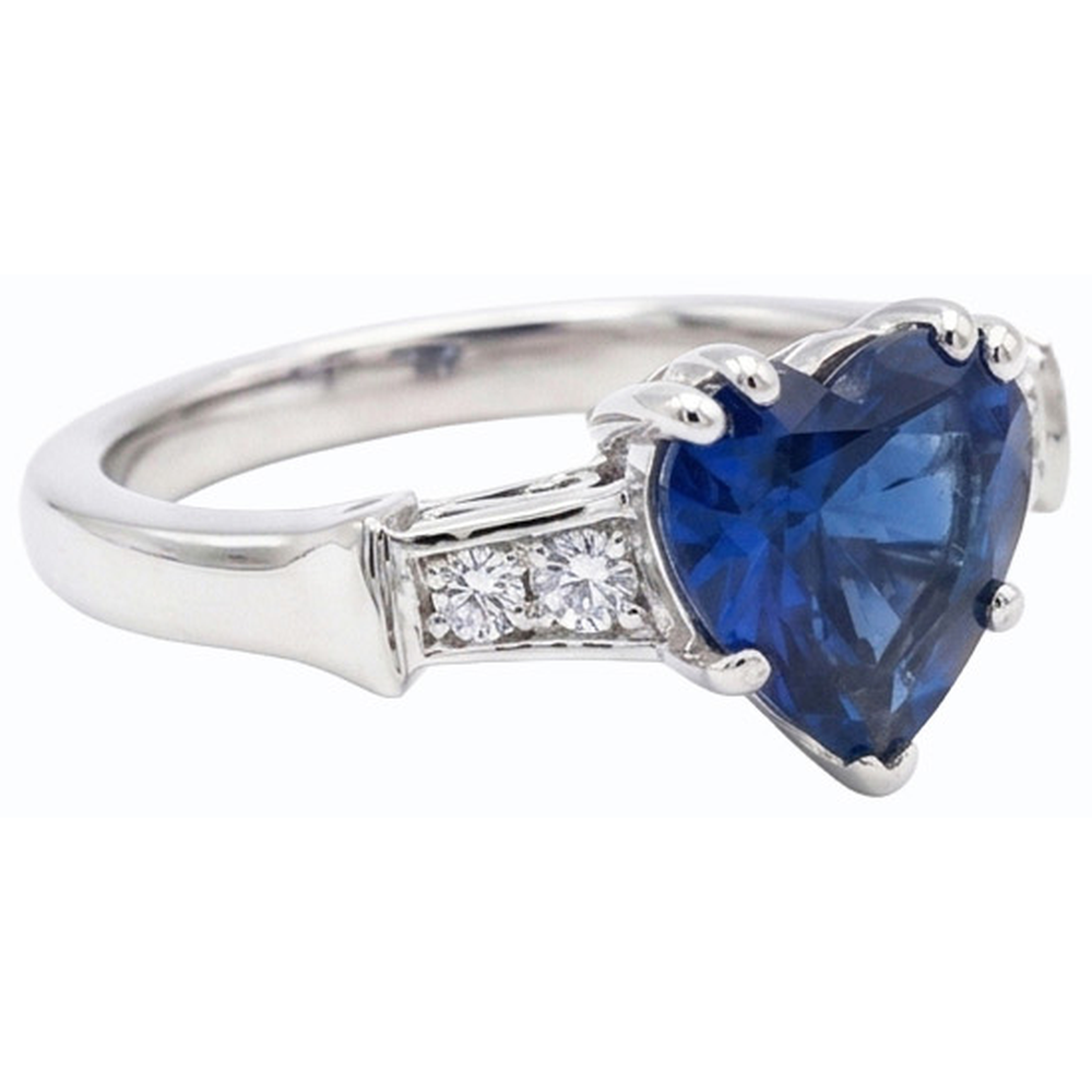 echter round diamant 1.75Karat ring Vorderansicht