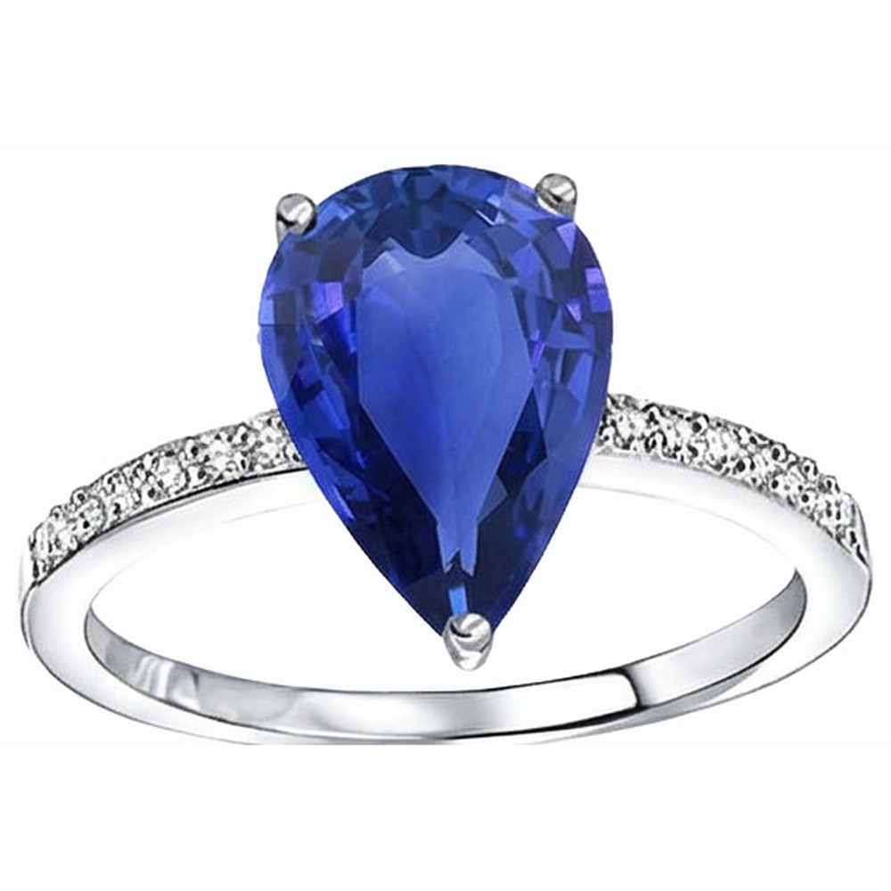 echter round diamant 4Karat ring Draufsicht