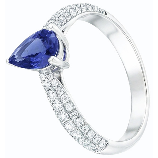echter round diamant 2.50Karat ring Seitenansicht