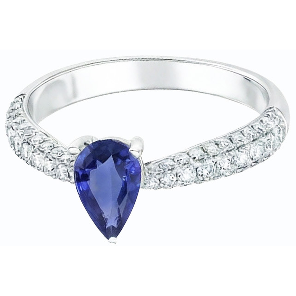 echter round diamant 2.50Karat ring Profilansicht